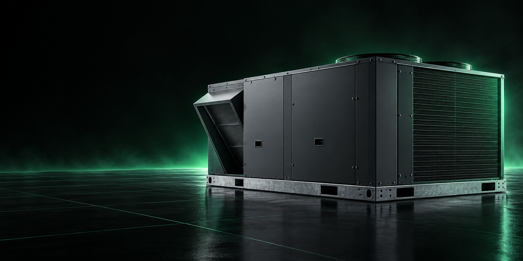 Commercial rooftop air-conditioning equipment